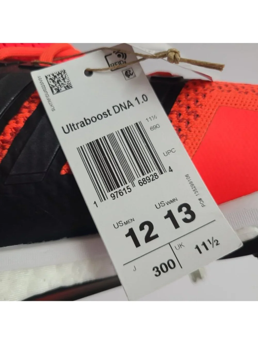 NEW Adidas Ultraboost DNA 1.0 Metal Baseball Cleats IH5210 Size 12 Solar Red